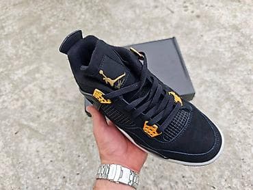 Air Jordan 4 Retro – crno/zlatna kolor šema - Gornjište: crna na lalafo.rs — 2 Air Jordan 4 Retro – crno/zlatna kolor šema - Gornjište: crna — 2