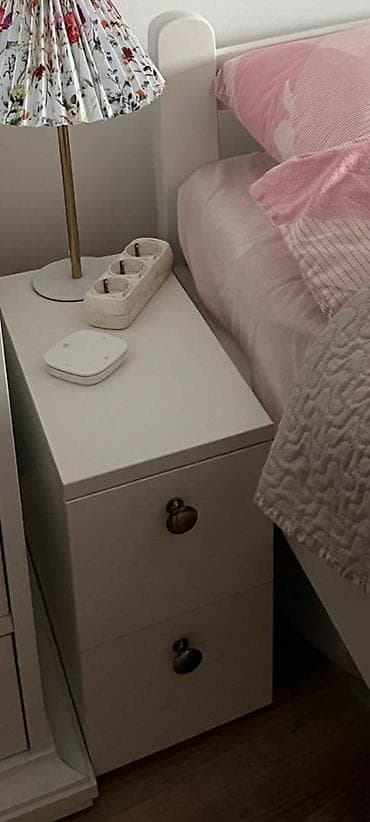 -Nocni Ormarici se izradjuju u Univera debljine 18mm u belom dekoru na lalafo.rs — 1 -Nocni Ormarici se izradjuju u Univera debljine 18mm u belom dekoru — 1