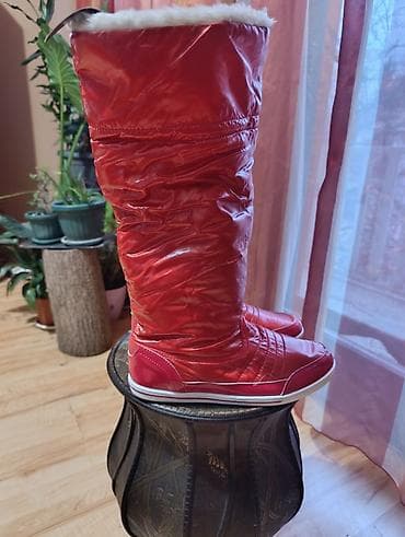 High boots, 39, color - Red at lalafo.rs — 2 High boots, 39, color - Red — 2
