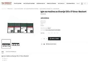 prsluk jaknica mango u: Groz-Beckert industrijske igle za šivaće mašine - Modeli/oznake: 135 at lalafo.rs — 6 prsluk jaknica mango u: Groz-Beckert industrijske igle za šivaće mašine - Modeli/oznake: 135 — 6