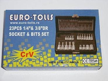 Merni alati i instrumenti: Set bitova i nasadnih ključeva u koferu – Torx, imbus i Ribe (E) na lalafo.rs — 6 Merni alati i instrumenti: Set bitova i nasadnih ključeva u koferu – Torx, imbus i Ribe (E) — 6