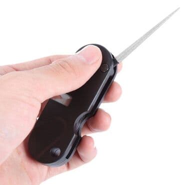 Jackhammers: Novi džepni oštrač noževa sa 3 mogućnosti oštrenja: dijamant, karbid at lalafo.rs — 2 Jackhammers: Novi džepni oštrač noževa sa 3 mogućnosti oštrenja: dijamant, karbid — 2