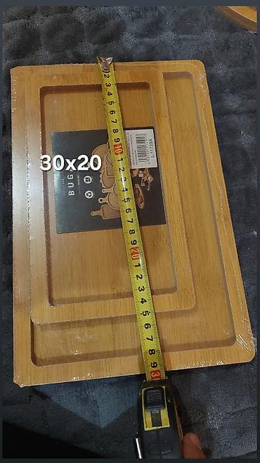 Drvene drvene daske/tacne za serviranje – set različitih oblika - na lalafo.rs — 1 Drvene drvene daske/tacne za serviranje – set različitih oblika - — 1