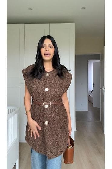 🔥Ženska bezrukavna prsluk-tunika sa krupnim dugmadima
✅Cena 2300 din na lalafo.rs — 9 🔥Ženska bezrukavna prsluk-tunika sa krupnim dugmadima
✅Cena 2300 din — 9