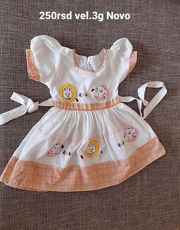 Kids' costumes: Dečija haljinica za devojčice, veličina za 3 godine. - Boja: bela sa at lalafo.rs — 1 Kids' costumes: Dečija haljinica za devojčice, veličina za 3 godine. - Boja: bela sa — 1