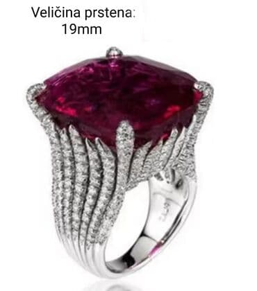 Ženski prsten, Materijal: Cirkon na lalafo.rs Ženski prsten, Materijal: Cirkon