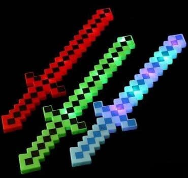 Minecraft Mač Muzički 60cm Plavi 🎮✨ Veliki dečiji mač izrađen po na lalafo.rs Minecraft Mač Muzički 60cm Plavi 🎮✨ Veliki dečiji mač izrađen po