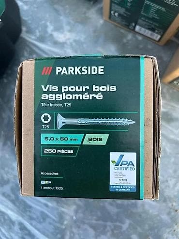 cepaci za drva: PARKSIDE vijci za ivericu – 4,0 x 40 mm - Tip: vijci za ivericu/drvo na lalafo.rs — 5 cepaci za drva: PARKSIDE vijci za ivericu – 4,0 x 40 mm - Tip: vijci za ivericu/drvo — 5