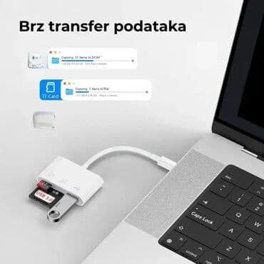 Type C čitač memorijskih kartica TF i SD. ✅ Podržava sve TF i SD na lalafo.rs Type C čitač memorijskih kartica TF i SD. ✅ Podržava sve TF i SD