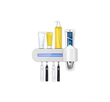 Držač za 4 četkice, dozer za pastu, sterilizator četkica 3u1 🪥 na lalafo.rs — 2 Držač za 4 četkice, dozer za pastu, sterilizator četkica 3u1 🪥 — 2