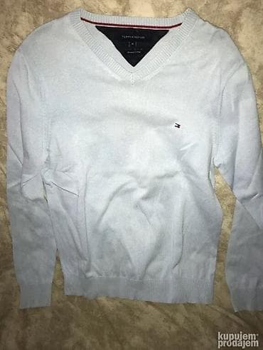Men's Clothing: Original Tommy Hilfiger dzemper M - L 100% cotton Ramena 46cm at lalafo.rs — 9 Men's Clothing: Original Tommy Hilfiger dzemper M - L 100% cotton Ramena 46cm — 9