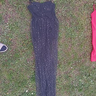 Crna duga haljina sa zvezdanim printom – SHEIN - Model: duga na lalafo.rs Crna duga haljina sa zvezdanim printom – SHEIN - Model: duga