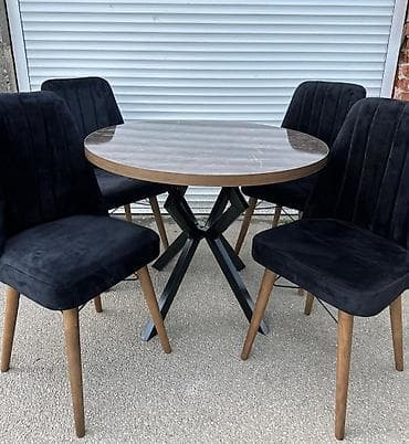 Set za trpezariju – okrugli sto + 4 stolice na lalafo.rs — 3 Set za trpezariju – okrugli sto + 4 stolice — 3