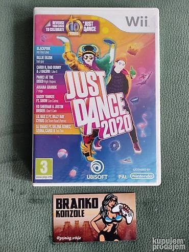 Prodajem original igricu za Nintendo Wii konzolu - JUST DANCE 2020Igra na lalafo.rs — 4 Prodajem original igricu za Nintendo Wii konzolu - JUST DANCE 2020Igra — 4