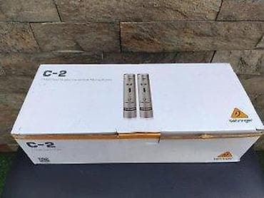 Electronics: BEHRINGER C-2 STEREO SET KONDENZATORSKI MIKROFONI C2 | Slanje po at lalafo.rs — 6 Electronics: BEHRINGER C-2 STEREO SET KONDENZATORSKI MIKROFONI C2 | Slanje po — 6