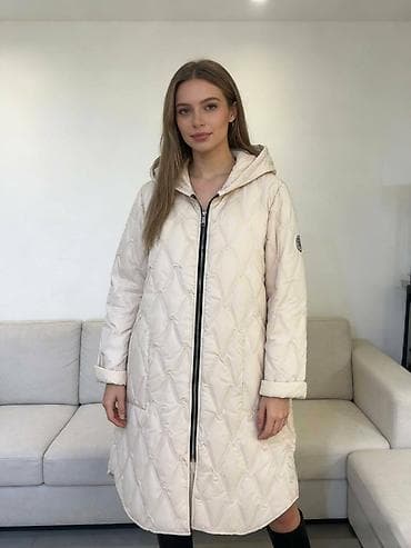 Velicine do 2XL Ženska prošivena jakna/kaput sa kapuljačom - Dužina na lalafo.rs Velicine do 2XL Ženska prošivena jakna/kaput sa kapuljačom - Dužina