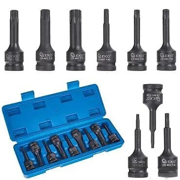 Hand Tools Sets: Set udarnih torx ključeva 9 kom. T20-T70 CR-MO 1/2
GEKO
Fiksno at lalafo.rs — 5 Hand Tools Sets: Set udarnih torx ključeva 9 kom. T20-T70 CR-MO 1/2
GEKO
Fiksno — 5