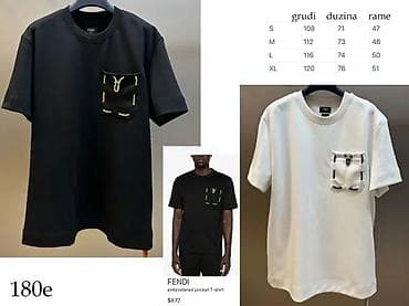 Men's Clothing: T-shirt Fendi, color - Black at lalafo.rs — 6 Men's Clothing: T-shirt Fendi, color - Black — 6