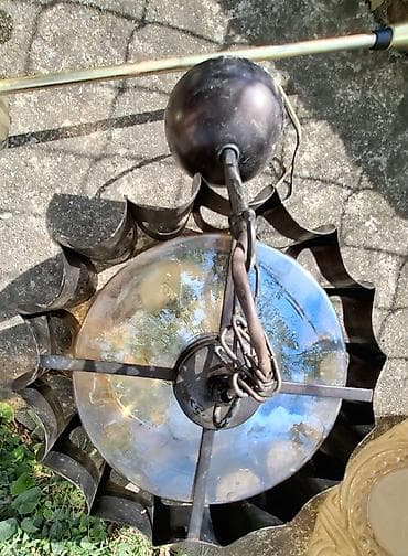 Luster kombinata metala i stakla staklo na 1 mestu oštećeno ne ometa at lalafo.rs — 1 Luster kombinata metala i stakla staklo na 1 mestu oštećeno ne ometa — 1