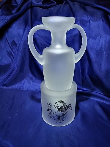 Vases and pots: Vaza,amfora vintaz,nova sa postoljem. Vaza, matirano staklo sa at lalafo.rs — 4 Vases and pots: Vaza,amfora vintaz,nova sa postoljem. Vaza, matirano staklo sa — 4