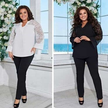 •Dvodelni kompleti za punije •Velicine: XL 2XL 3XL 4XL 5XL 6XL 7XL 8XL na lalafo.rs •Dvodelni kompleti za punije •Velicine: XL 2XL 3XL 4XL 5XL 6XL 7XL 8XL