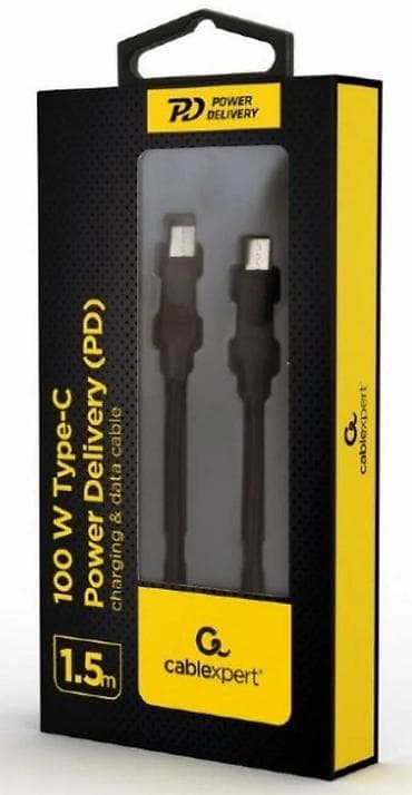 Mobile Phones & Accessories: USB-C to USB-C kabl Cablexpert 100 W PD, dužina 1,5 m. Ključne at lalafo.rs — 1 Mobile Phones & Accessories: USB-C to USB-C kabl Cablexpert 100 W PD, dužina 1,5 m. Ključne — 1
