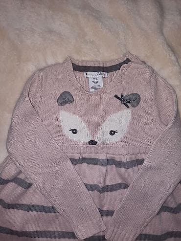 Dečija pletena haljina i džemper – komplet za devojčice 1) Pletena na lalafo.rs — 2 Dečija pletena haljina i džemper – komplet za devojčice 1) Pletena — 2