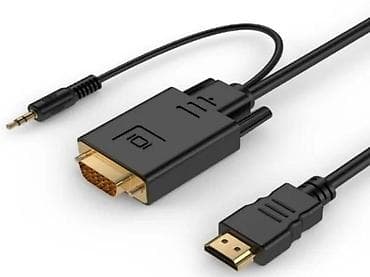 HDMI na VGA adapter/kabl sa dodatnim 3,5 mm audio izlazom - Pretvara na lalafo.rs HDMI na VGA adapter/kabl sa dodatnim 3,5 mm audio izlazom - Pretvara