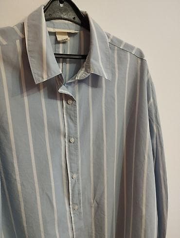 H&M košulja kraćeg modelaima prugice.Pozadi ima manji šlic na lalafo.rs — 3 H&M košulja kraćeg modelaima prugice.Pozadi ima manji šlic — 3