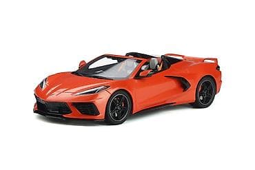 Figurines & Models: 🟠 Chevrolet Corvette C8 Cabriolet — Sebring Orange (2020) — 1:18 — GT at lalafo.rs — 1 Figurines & Models: 🟠 Chevrolet Corvette C8 Cabriolet — Sebring Orange (2020) — 1:18 — GT — 1