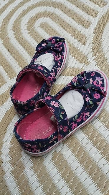 Dečije platnene baletanke sa cvetnim dezenom - Model: Barbarella na lalafo.rs — 1 Dečije platnene baletanke sa cvetnim dezenom - Model: Barbarella — 1