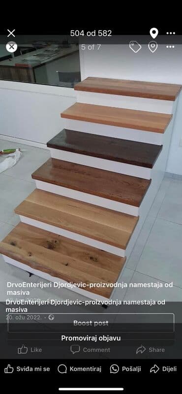 Gazišta za stepenice: Izrada oblaganje drvenih gazista Izrada ograda, oblaganje stepenica od na lalafo.rs — 10 Gazišta za stepenice: Izrada oblaganje drvenih gazista Izrada ograda, oblaganje stepenica od — 10