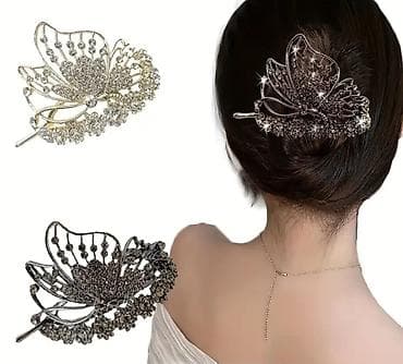 Hair accessories: PRELEPE ELEGANTNE ŠNALE ZA KOSU OD METALA SA CIRKONIMA U STILU at lalafo.rs — 1 Hair accessories: PRELEPE ELEGANTNE ŠNALE ZA KOSU OD METALA SA CIRKONIMA U STILU — 1