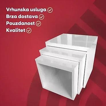 🪑 SET 3 KLUB STOČIĆA – BELA MAT 🪑 ✨ Elegancija i praktičnost u Vašem na lalafo.rs — 1 🪑 SET 3 KLUB STOČIĆA – BELA MAT 🪑 ✨ Elegancija i praktičnost u Vašem — 1