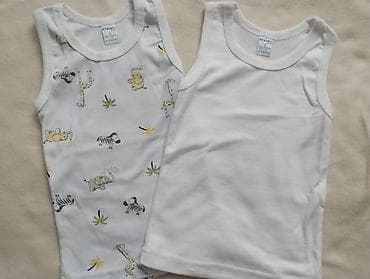 Dečije muške i ženske atlet majice. Vel 2-14. 100% pamuk. Cena 200 na lalafo.rs — 2 Dečije muške i ženske atlet majice. Vel 2-14. 100% pamuk. Cena 200 — 2