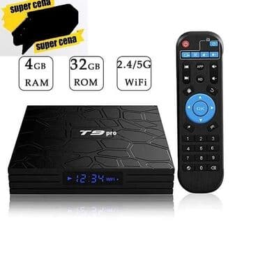 TV BOX -T9 PRO android TV Box dolazi sa Android 8.1 OS, koji je brži na lalafo.rs TV BOX -T9 PRO android TV Box dolazi sa Android 8.1 OS, koji je brži