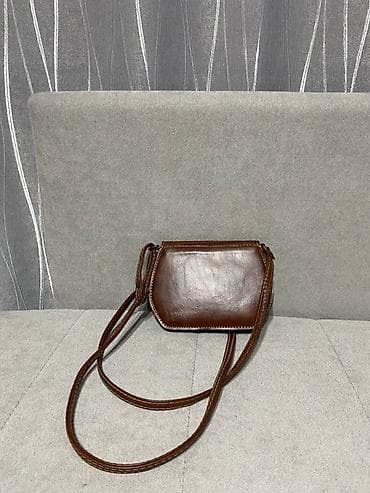 eko koza sa: Kožna mini torba preko ramena – braon - Materijal: prava koža u at lalafo.rs — 5 eko koza sa: Kožna mini torba preko ramena – braon - Materijal: prava koža u — 5