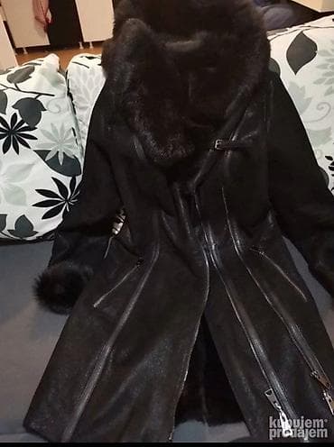 Ženska kožna jakna/kaput LionLeather – veličina L - Model: dugi kaput na lalafo.rs — 1 Ženska kožna jakna/kaput LionLeather – veličina L - Model: dugi kaput — 1
