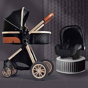 Luksuzni set za bebe: 2 u 1 kolica + auto-sedište/nosiljka - na lalafo.rs Luksuzni set za bebe: 2 u 1 kolica + auto-sedište/nosiljka -