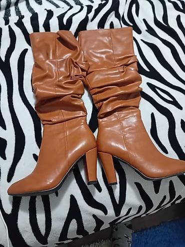 High boots, 38, color - Brown at lalafo.rs High boots, 38, color - Brown