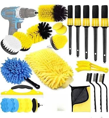 Car Parts & Accessories: Set četki za pranje i poliranje kola – 25 delova Kompletan set od 25 at lalafo.rs — 1 Car Parts & Accessories: Set četki za pranje i poliranje kola – 25 delova Kompletan set od 25 — 1