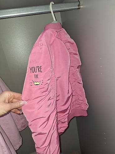 H&M dečja bomber jakna + džemper - Jakna: roza H&M bomber na lalafo.rs — 3 H&M dečja bomber jakna + džemper - Jakna: roza H&M bomber — 3