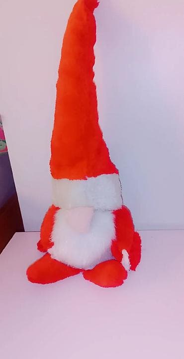 Plišani ukras – božićni patuljak/deda mraz - Mekani dekorativni na lalafo.rs — 3 Plišani ukras – božićni patuljak/deda mraz - Mekani dekorativni — 3