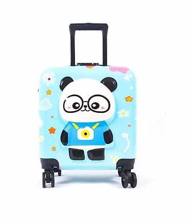 Deciji kofer Panda plavi Aga4Kids - 5400 din Kofer sa motivom mede na lalafo.rs — 1 Deciji kofer Panda plavi Aga4Kids - 5400 din Kofer sa motivom mede — 1