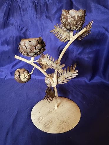 Candles and candlesticks: Svecnjak nov,vintaz metalni za dve svece. Svecnjak se moze at lalafo.rs — 7 Candles and candlesticks: Svecnjak nov,vintaz metalni za dve svece. Svecnjak se moze — 7