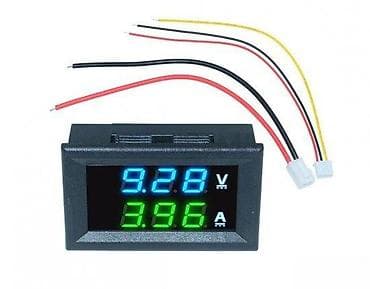 Digitalni DC voltmetar/ampermetar 0–100 V / 0–10 A - Dvoredni LED na lalafo.rs Digitalni DC voltmetar/ampermetar 0–100 V / 0–10 A - Dvoredni LED