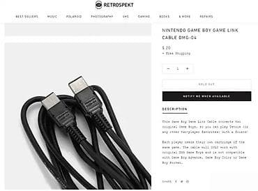 Nintendo Game Boy Game Link Cable DMG-04 - Originalni link kabl za na lalafo.rs Nintendo Game Boy Game Link Cable DMG-04 - Originalni link kabl za