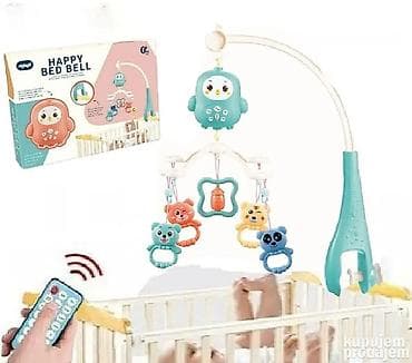 Muzička vrteška Happy Bed Bell na daljinski 🎶🛏️ Muzička vrteška Happy na lalafo.rs — 2 Muzička vrteška Happy Bed Bell na daljinski 🎶🛏️ Muzička vrteška Happy — 2
