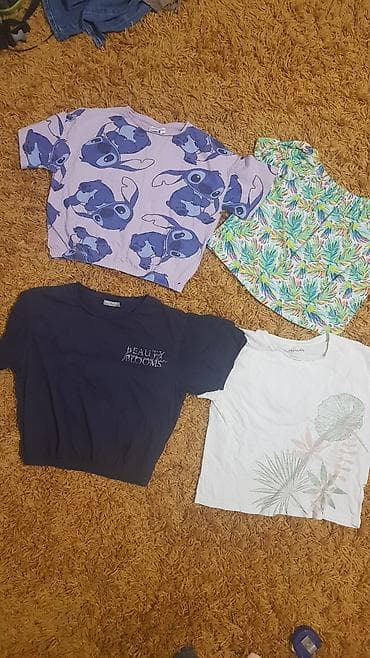 Komplet dečjih/damskih majica – 4 komada - Lila majica sa kratkim na lalafo.rs — 1 Komplet dečjih/damskih majica – 4 komada - Lila majica sa kratkim — 1