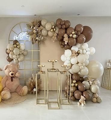 Tematska dekoracija za proslavu “Teddy Bear” u neutralnim tonovima. - na lalafo.rs — 1 Tematska dekoracija za proslavu “Teddy Bear” u neutralnim tonovima. - — 1
